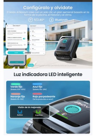Robot Limpiafondos Aiper Scuba V3