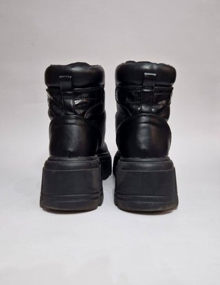 Botines negros plataforma gruesa