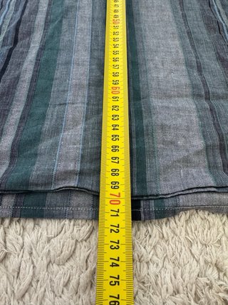 Australian Alpina Camisa Vintage Algodón Lino 46 M