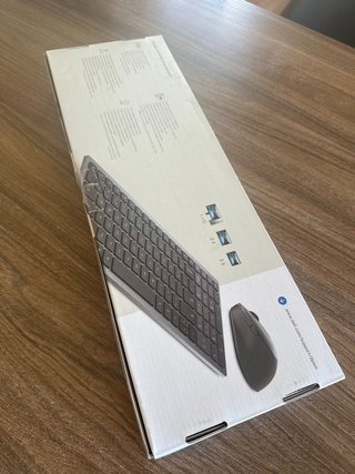 Teclado, Ratón y USB dongle DELL KM7120W -con caja