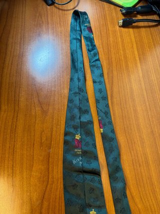Cravatta Moschino Vintage 100% Seta Fatta a Mano