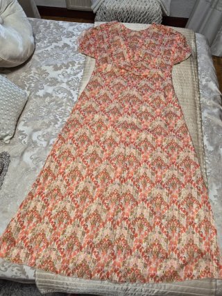 Vestido Scalpers floral naranja talla M