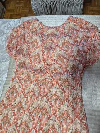 Vestido Scalpers floral naranja talla M