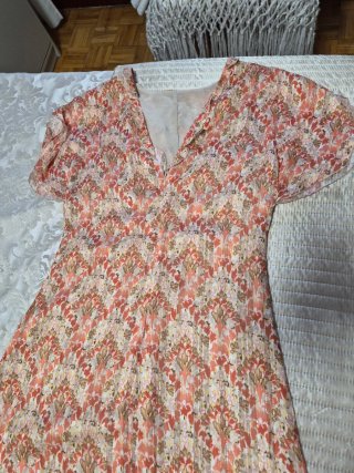 Vestido Scalpers floral naranja talla M