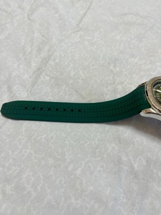 Reloj Nibosi Verde y Plateado
