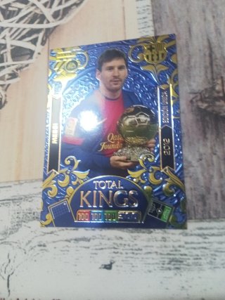 Carta Messi Balón de Oro Total Kings