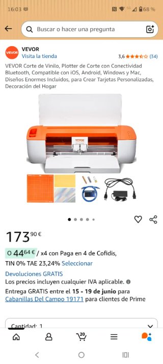 Plotter de Corte VEVOR Vinilo Topper