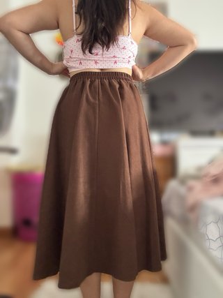 Falda Dazy Marrón Talla L