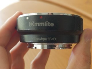 Adaptador Commlite EF a E-Mount