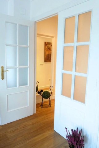 Puertas con lacado blanco