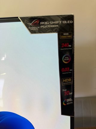 Asus ROG Swift OLED 27” Nvidia 240Hz PVP:1100€