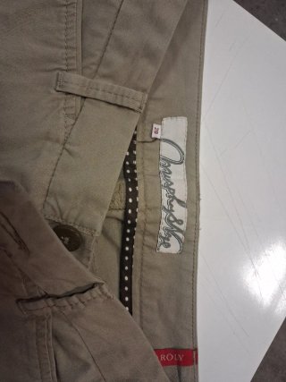 Pantaloni estivi donna beige e bianchi