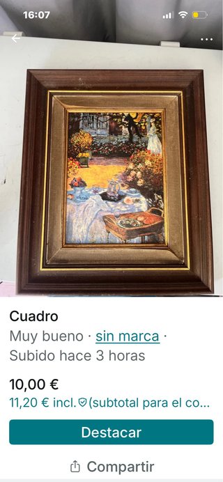 Cuadro decorativo de madera