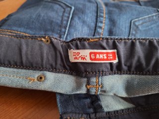 Gonna in jeans/denim lavaggio scuro Dpam tg 6 anni