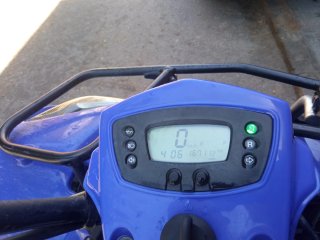 Quad Kymco 50cc Azul y Negro
