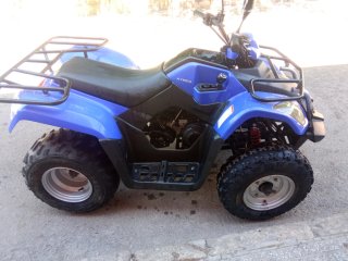 Quad Kymco 50cc Azul y Negro