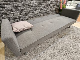 Sofá Cama Gris de 3 Plazas Clic Clac