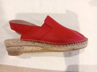 Zapatillas yute mujer Pasfor rojas