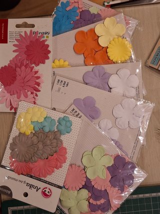Flores artificiales para manualidades