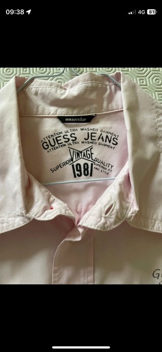 Camicia Uomo Guess Rosa