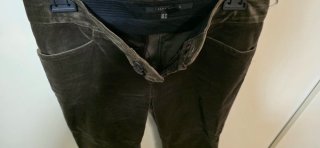 Pantalón Zara Marrón Pana