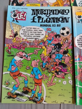 5 comics Mortadelo y filemon