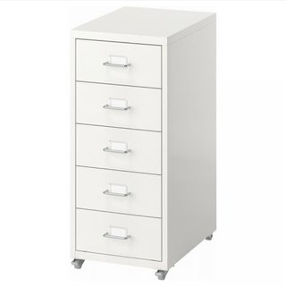 Cajonera Metálica Blanca Ikea Helmer