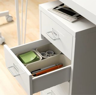 Cajonera Metálica Blanca Ikea Helmer