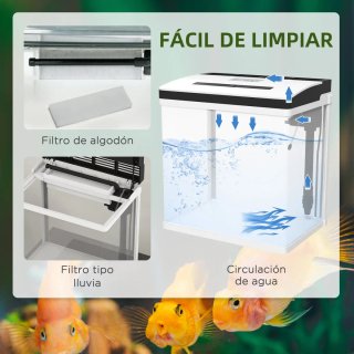 Acuario 28L Cristal Pecera Pequeña