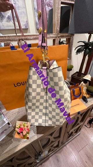 Bolso Louis Vuitton Beige y Marrón Modelo NeoNoe