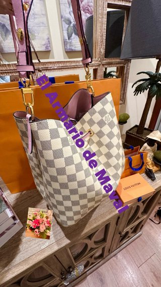 Bolso Louis Vuitton Beige y Marrón Modelo NeoNoe