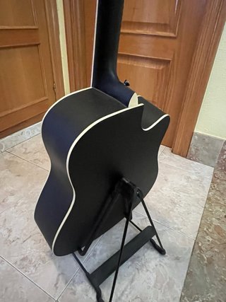 Guitarra Acústica Vangoa para Zurdos Negra.
