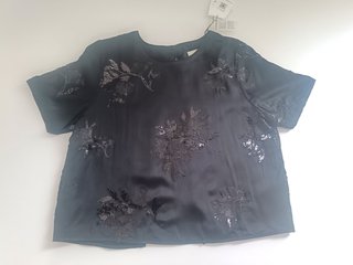 Blusa Claudie Pierlot Lentejuelas Original - Talla