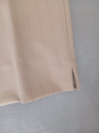 Pantaloni Gazzarini Uomo Beige Gessato Taglia 50