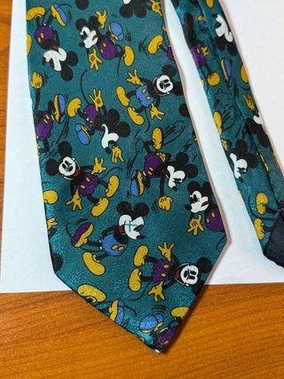 Cravatta Disney Mickey Mouse Seta Misto Cotone