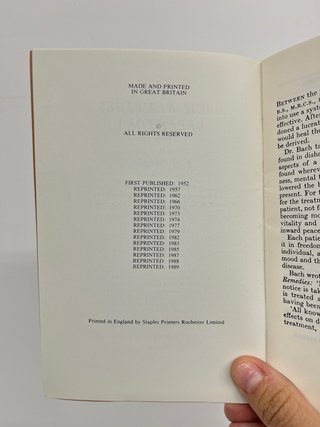 Libro "The BACH remedies repertory”, F. J. Wheeler