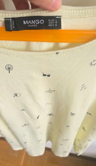 Camiseta Mango Estampada Verano