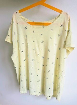 Camiseta Mango Estampada Verano