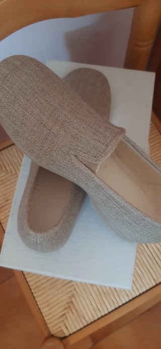 Zapatillas beige