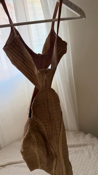 Vestido de fiesta dorado