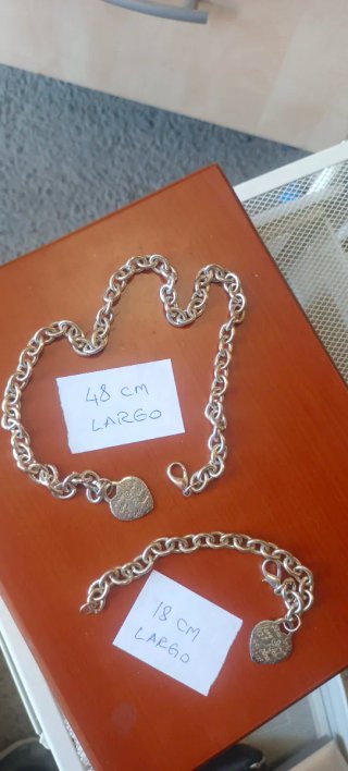 Conjunto Tiffany & Co. Corazón Plata 925