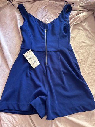 Mono Zara Talla M Azul