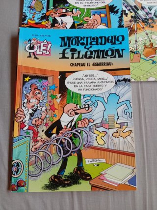 6 comics clásicos de Mortadelo y Filemón.