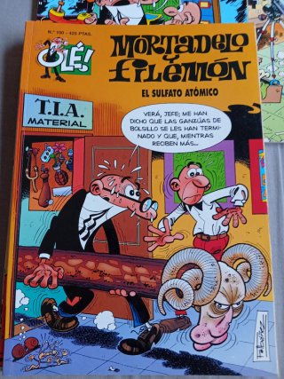 6 comics clásicos de Mortadelo y Filemón.