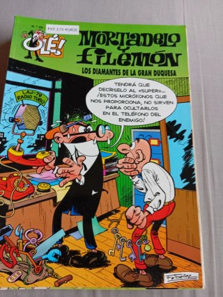 6 comics clásicos de Mortadelo y Filemón.