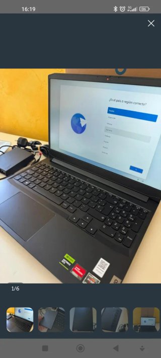 Portátil Lenovo Negro Gaming