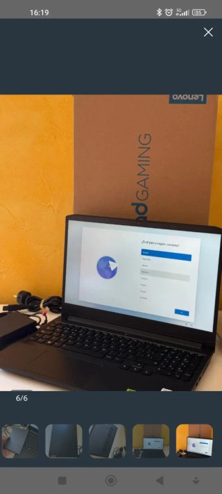 Portátil Lenovo Negro Gaming