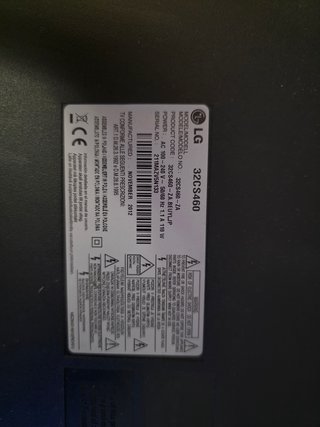 TV LG 32 LCD Modelo 32CS460