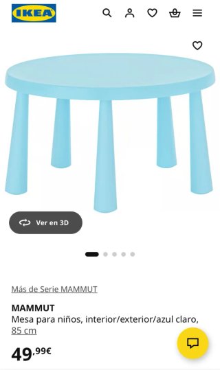 Mesa infantil redonda + 4 sillas verdes