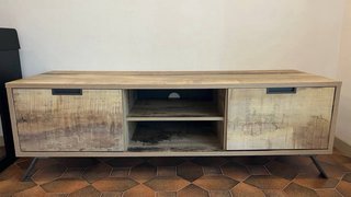 Mesa Comedor Madera y Metal